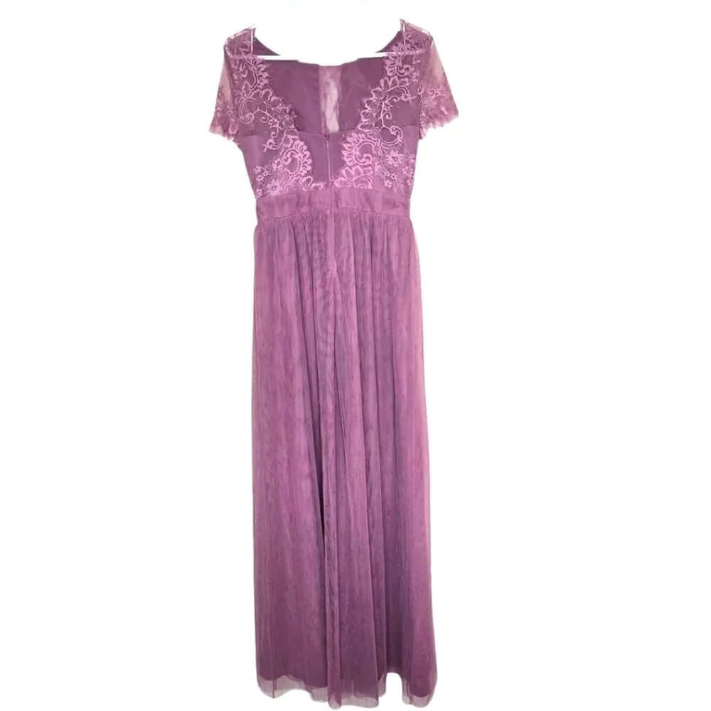 Little Mistress Heidi Lace Overlay Maxi Dress - Picture 13 of 13